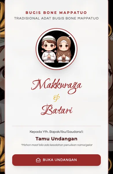 Bugis Bone Mappatuo (Tradisional)