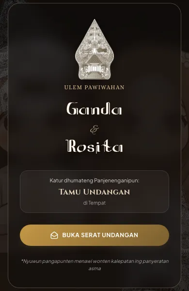 Jawa Tradisional - Wungu Maroon Kraton