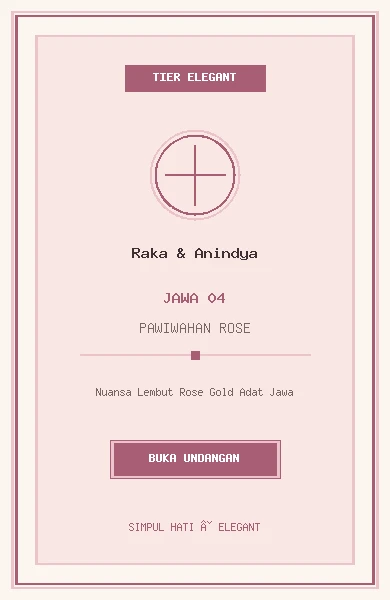 Jawa Pawiwahan Rose (Jawa 04)