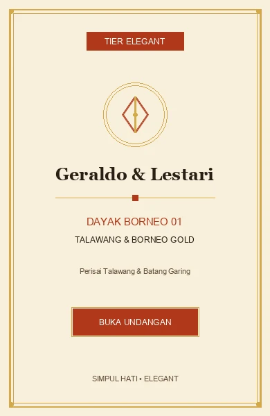Dayak Borneo Talawang (Kalimantan 01)
