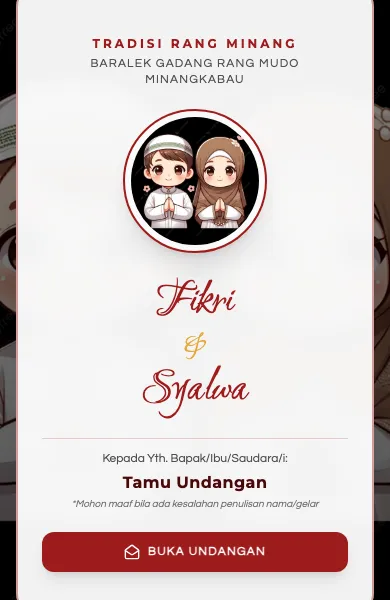 Minang Saluak (Tradisional)