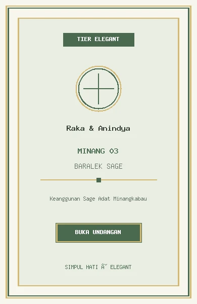 Minang Baralek Sage (Minang 03)